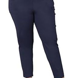 Women Plus Size Straight Fit High Waist Stretchable Fashion Jegging Jeans Denim Black-image-97