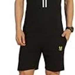 Printed Round Neck Cotton Half sleeves Co-ord set Tracksuit For Men-P-MACK52726-T_PR_43_RED_D11_RED___2-picture-28