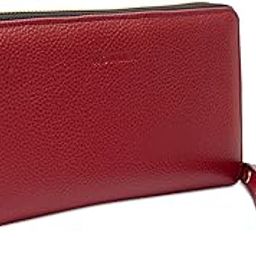 Women's RFID Blocking Vegan Leather Zip Around Wallet Passcase Clutch Wristlet Long Travel Purse for women-image-20