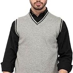 Men's Winter Wear Casual Solid Print Pure Wool Sweaters-picture-8
