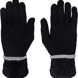Acrylic Woolen Winter Gloves for Women & Girls, fits everyone above 10 years-image-37