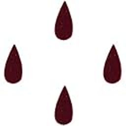 Comet Busters Tear Drop Maroon Bindi (10 mm) (BIN782)-picture-22