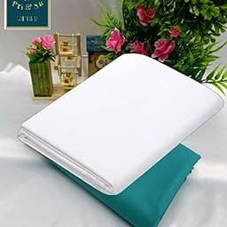 Pri & Su CottLinns Combo of Lycra Blend Solid Shirt & Trouser Fabric 900259 (White - Green)-image-27