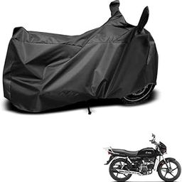 ANTHUB Motorcycle Body Cover Compatible for Hero Splendor Plus Water-Resistant | Heavy Duty | Dustproof| UV Protection | Fits All Models | Black-image-27