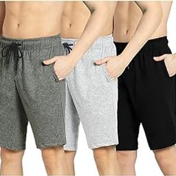 Men's Loopknitt Cotton Fabric Printed Shorts-image-16