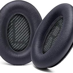 WC Wicked Cushions Upgraded Replacement Ear Pads for Bose QC35 & QC35ii (QuietComfort 35) Headphones & More - Softer Leather, Luxurious Memory Foam, Added Thickness, Extra Durability | Black-image-15