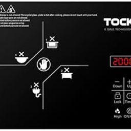 Green Tales Radiant Ready Cook 2200 Watt Infrared Induction Cooktop Touch Control Panel | 7 Touch Control Functions, Over Heat Protection, Multi Power Level Function, Digital Display. (baby Black)-image-53
