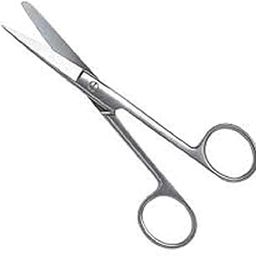 BSIPL Dressing Surgical Scissor Blunt/Sharp Straight 6 inch (152 mm) Stainless Steel-image-9