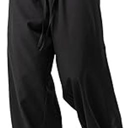 Straight Wide fit Long Length Open Bottom Jogger for Men/Trending Multi Pocket Style, Relaxed Casual Pants for Men-17