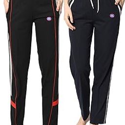 Cotton Blended Regular Fit Trackpants for Women(Pack of 2)-D7__Blk__D10__Blk__02-P-image-97