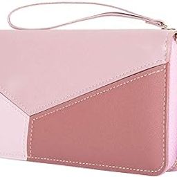 Women Wallet Wallet for Women and Girls | Zipper Wallets Leather Credit Card Holder (Pink)-image-32