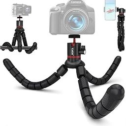 Cason - Gorilla Tripod for Mobile, Action Camera/Flexible Gorilla Pod,Tripod for DSLR Camera with 360° Rotating Ball Head (Max Load 2 kgs) (Black)-image-51