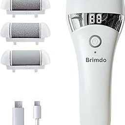 Brimdo Electric Callus Remover with 3 Head Rollers, 3 Speed, Portable Foot Scrubber, Rechargeable Feet File for Foot Care, Waterproof Dead skin Remover, Pedicure Tool for Dry and Crack Feet-image-52