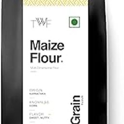 TWF Maize Flour | 1 Kg | Makki Ka Atta | Corn Flour | Gluten-Free | Fine Texture | For Makki Ki Roti, Baking & Thickening-picture-23