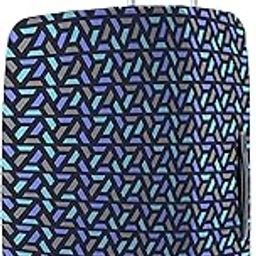 Nasher Miles Polyester 55 cm (20 Inch) Small Protective Luggage Cover - Blue Cells Design-image-41