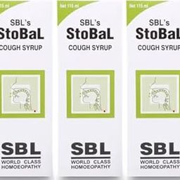 SBL's STOBAL Cough Syrup - 115 ML | Pack of 3-1