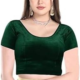 Womens Velvet Princess Cut Blouse-image-5