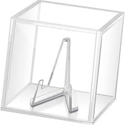 ATORSE Guitar Pick Display Box with Stand Plectrum Case for Lovers Musician Players Transparent Base-image-34