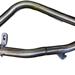 Meenu Arts Stainless Steel Silencer Bend Pipe Compatible for Bajaj Pulsar 220F-14