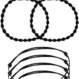 Handmade Evil Eye Charms Black Thread Knot Adjustable Nazariya Anklet | Payal For Women, Girls 6 piece (AT ANK 079)-56