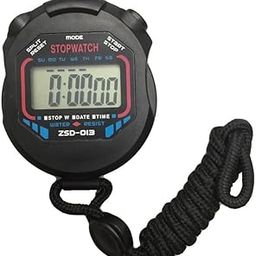 Vector X ZSD-013 Digital Stop Watch Waterproof Hand Held LCD Display Chronograph with Date, Time and Alarm Function for Sports Fitness Trainers Sports Alarm-46