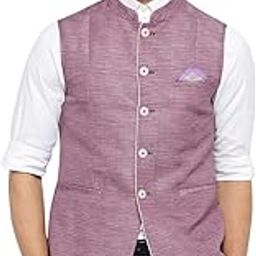 Men’s Nehru Jacket | Band Collar | Smart Fit | Warm Winter Casual Wear-image-7