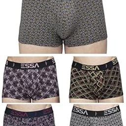 ESSA Men's Cotton Trunks Underwear for Men | Multicolour Assortment, Combo-1 | All Over Print Fabric | Stylish Designs | Your Go-to Choice for Everyday-image-53