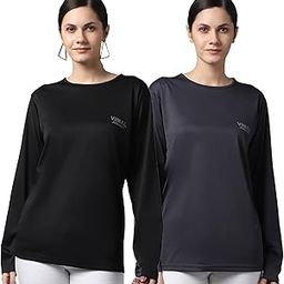 Women's Regular Fit T-Shirt Multicolor 2XL (Pack of 2)-image-34