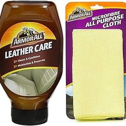 ARMORALL Leather Care Gel 532 ml & ARMORALL All Purpose Micro Fiber Cloth 40 cm X 40 cm-23