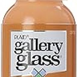Gallery Glass, Pumpkin Orange Stained Glass 60ml Brilliant Smooth Surface Paint, Perfect for Easy Applying DIY Arts and Crafts, 19738-image-61