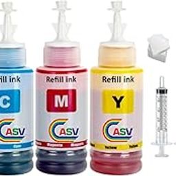 ASV Refill Kit for Canon PIXMA E3370, TS3370S Printer Ink Cartridge - PG-745, CL746 Black, Tri-Colour Combo Pack-picture-26