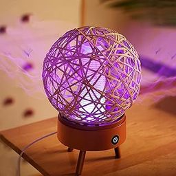 RAMPKD Plastic Square Mosquito Killer Mosquito Killer lamp for Home, USB Powered Electronic Fly Inhaler Mosquito Killer Lamp Mosq(Pack of 1) Multi Color (Round Mosquito)-image-28