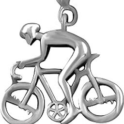 Jewellery 925 Sterling Silver Ride Like the Wind Biker Charm Pendant, Fits in Bracelets, Chains and Necklace (Gift for Him/Her)-24