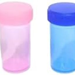 Homeo 4 Dram Empty Transparent BLOW Multicolour Homeopathy Plastic Bottles - Pack of 100 | Mixed Colours, Refillable, Airtight, Durable Containers for Homeopathic Remedies, Oils, and Medicines-0