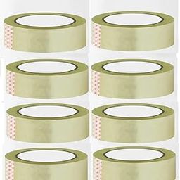 Amazon Brand - Umi Packaging Clear Tape - 1 Inch x 65 Meter 8pc Pack for Packaging, Decorating and DIY works-16