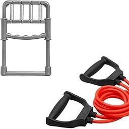 Plastic Hand Gripper|with 2 Toning Tube|RED Colour| Combo KIT for Both Men and Women.-image-93