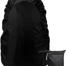 Tilak Venture Waterproof Backpack Rain Cover All Bag Sizes up to 45L Dustproof Lightweight Foldable with Pouch Travel Accessorioes Bag Cover for Trekking, College & Bike Rides (Black)-image-8