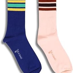 Striped Crew Length Socks for Men & Women | 100% Combed Cotton, Solid Colorful, Long Socks | Unisex, Odour Free, Breathable & Free Size (10+ Yrs)-image-39