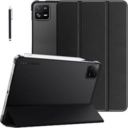 Robustrion Cover for Xiaomi Mi Pad 7 11.2 inch Cover Case, Flip Case Cover with Translucent Back for Xiaomi Pad 7 Cover [Support Auto Sleep Wake] - Black-17