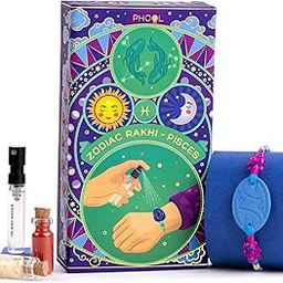 Phool Zodiac Rakhi - Pisces Includes Roli Chawal-image-79