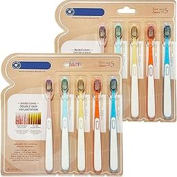 ArtSpark Tooth Brush Set, Tooth Brush Combo Set of 10 Pcs; Toothbrush for Kids & Adults, Super Soft Bristles for Sensitive Teeth, Manual Toothbrush for Kids & Adults (Multicolor)-image-17