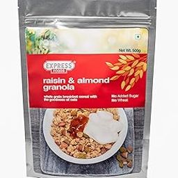 Express Foods Raisin and Almond Granola, 500g-image-70
