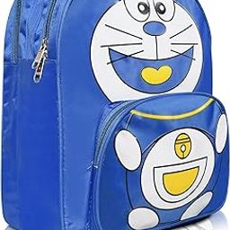 girls boys kids School Bag kids Backpack for Ages 2-5 Years | 20 L 3D Printed waterproof cartoon Backpack For Nursery LKG UKG 1st 2nd class Blue Medium-picture-37