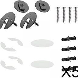 CALANDIS™ 5xWall Mount Tablet Bracket 90 Degrees Rotatable for Phone Router Kitchen Black | TV Mounts & Brackets | TV Video & Audio Accessories | TV Video & Home Audio-image-90