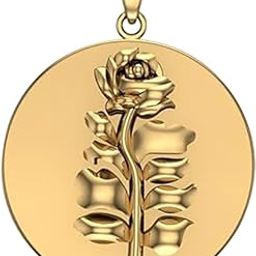 22K 1GM ROSE YELLOW GOLD COIN PENDANT-image-68