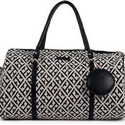 Printed Casual Duffel Bag with Detachable Shoulder Strap and Handles | Perfect for Travel & Everyday Use-image-83