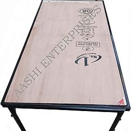 Aashi Enterprises Plywood Folding Bed of Metal Frame |Size 3 * 6 feet Single, Black Color-image-53