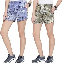 uzarus Women Regular Shorts (Pack of 2)-picture-3