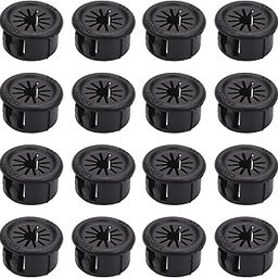 Fielect EHR-16 Black Nylon Cable Pipe Snap Bushing Protector Grommet 50Pcs-image-94