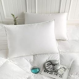 Microfiber Soft White Pillows | Pillows for Sleeping White - Pack of 2 (Size - 16x24 Inches Or 40x60 cm) Set of 2 AA-1-14